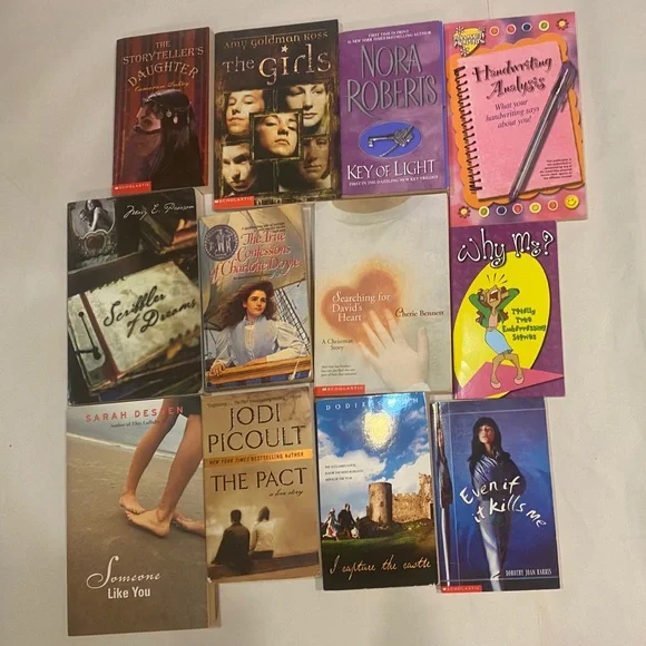 Set of 12 Young Adult Novels Bulk Library Bundle Romance Teen Girls Books - Picture 2 of 9